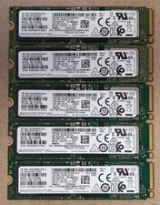 Lot of 5 - 256GB Samsung NVMe SSD MZ-VLB256B