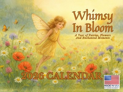 Flower Fairy Calendar 2026 Monthly Wall