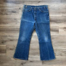 34x26 Vintage Levi  s 646 Jeans 70's Orange Tab Dark Wash Bootcut USA
