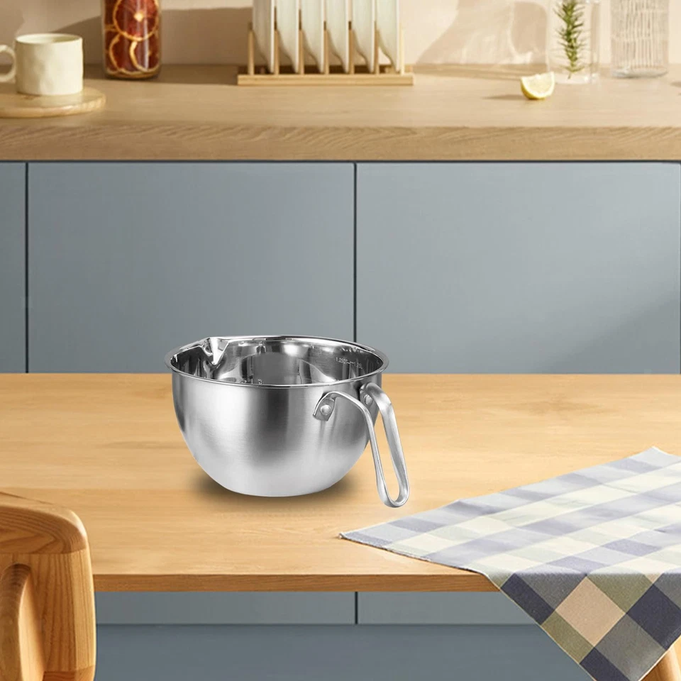 Melting Pot Comfortable Stainless Steel Mixing Bowl for Candy Candle