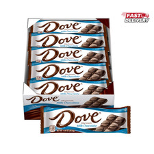 DOVE Milk Chocolate Singles Size Candy Bar 1.44-Ounce Bar 18-Count Box
