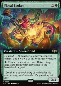 Magic/MTG Floral Evoker XTDC-86 Rare Englisch Neu