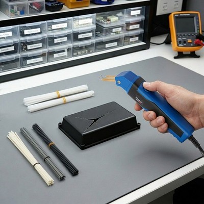 100 W 800°F Welding Machine Plastic Welder Kit Car Bumper Repair Kit 50PCs Rods