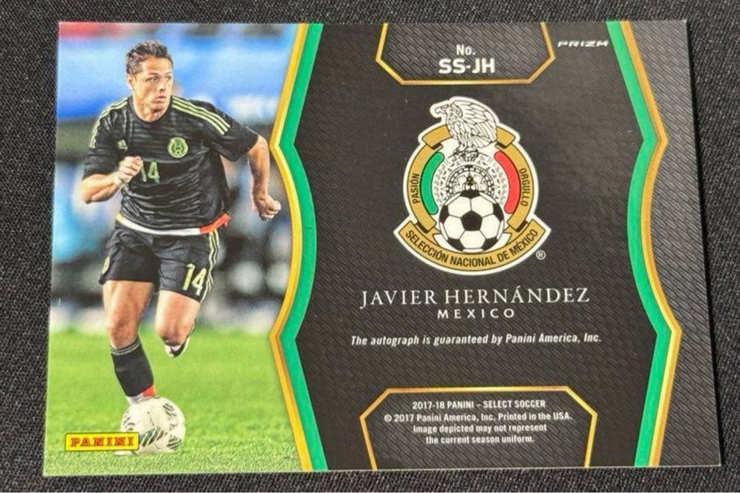 PANINI SELECT SOCCER プリシッチ Javier Hernandez Chicharito Panini Select Soccer Prizm Signatures