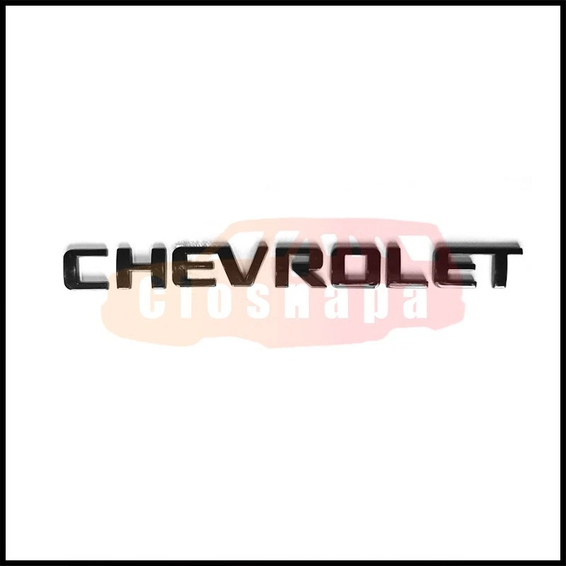 Rear Nameplate Badges Emblem Letters For Chevrolet Silverado Uplander Traverse Foto 4 de 4