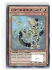 3x Constellar Rasalhague HA07-EN042 Super Rare 1st Edition Yu-Gi-Oh!