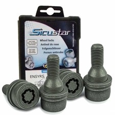 Felgenschloss Flachbund Peugeot M12x1,25 56mm für Fiat Barchetta Cinquecento Pan