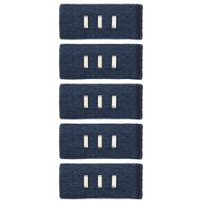 5pcs 3.3" Hook Waist Band Extenders Waist Extenders Waistband, Denim Dark Blue