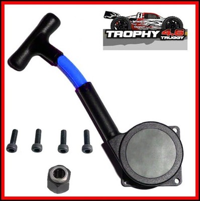 EXTRA STARKER Kevlar/Carbon Nitro Motor Pullstart HPI Racing Trophy F4.6 Truggy