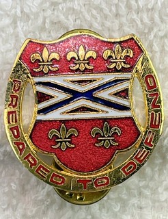 246th Coast Artillery Rgt. DI / DUI / crest CB 72025(unlisted)