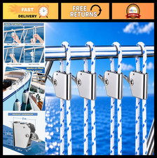 Adjustable Boat Fender Hangers Clips - 304 Stainless Steel Bumper Adjuster for R