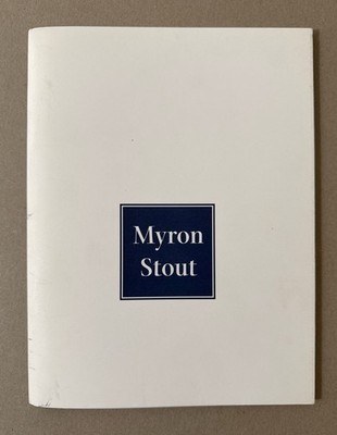 Myron Stout - Inverleith House, Royal Botanic Garden Edingburgh, 14 June - 26 Ju