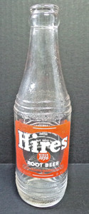 RARE HIRES ROOT BEER 8oz. 1953 GLASS BOTTLE SINCE 1876 RETURN FOR DEPOSIT