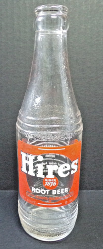 RARE HIRES ROOT BEER 8oz. 1953 GLASS BOTTLE SINCE 1876 RETURN FOR DEPOSIT