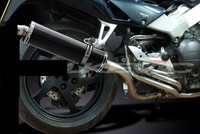 Honda 800 VFR FI 1998-2001 Ovaler Carbon-Auspuff SchalldäMpfer 450 Mm Delkevic