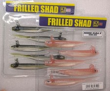 Depth Frilled Shad 4.7 Non-Salt 2 Pack