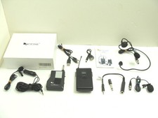 FIFINE K037B Wireless Lavalier Headset Microphone System w/ Accessories