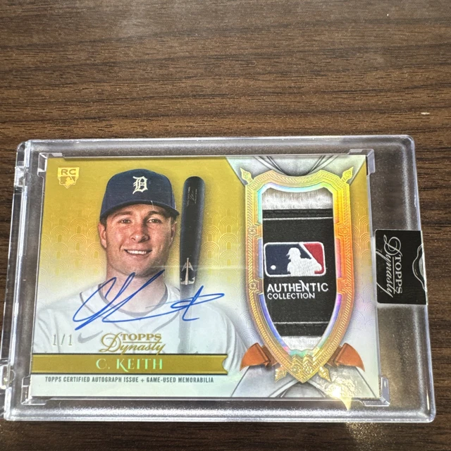 2024 Topps Dynasty - Dynastic Autograph Gold - Colt Keith 1/1! Rookie Logo!