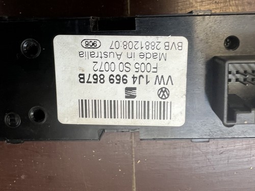 Fenterheberschalter Vorne Links Vw Golf 4 Original 1J4 959 857 B