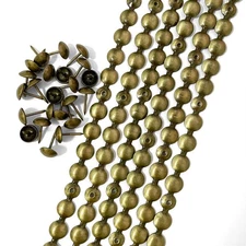 5Meters 7/16" Upholstery Tacks Strips/Decorative Nail Trims of Sofa Headboard...