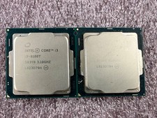 Lot of 2 Intel Core i3-8100T SR3Y8 3.1GHz 6MB Cache 4 Core Desktop CPU Processor