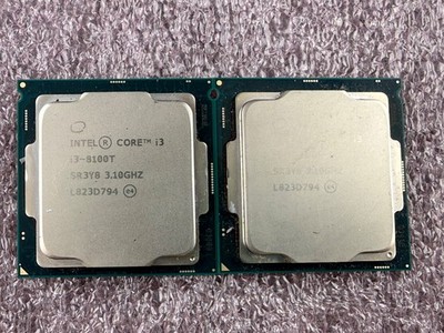 Lot of 2 Intel Core i3-8100T SR3Y8 3.1GHz 6MB Cache 4 Core Desktop CPU Processor