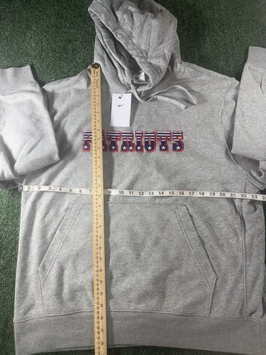 Felpa Nike New England Patriots uomo XL grigio felpa con cappuccio - Foto 4 di 10
