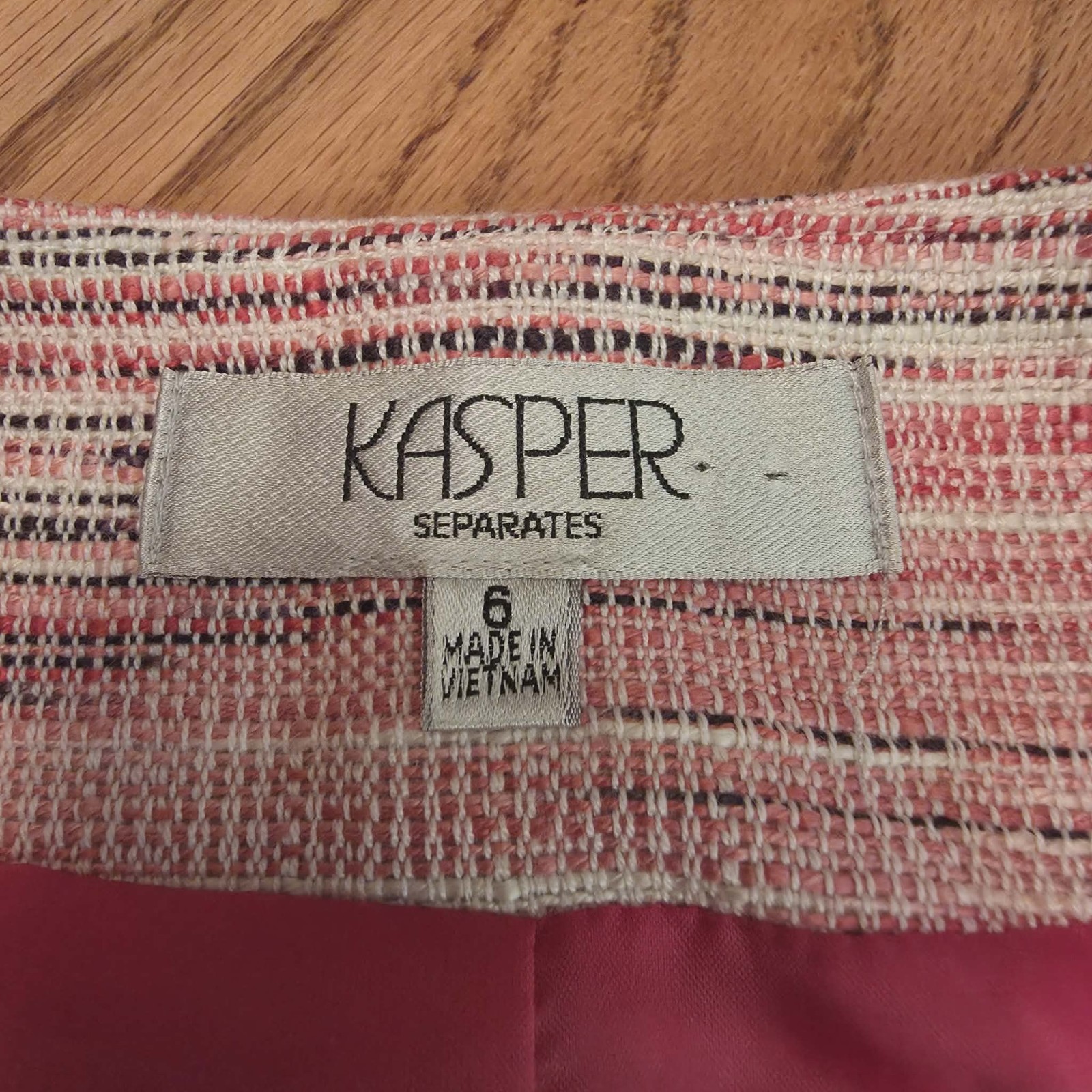 KASPER JACKET COAT SEPARATES MULTICOLOR SIZE 6 - image 4