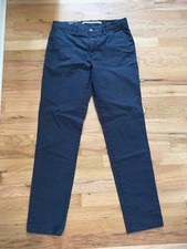 Banana Republic Men  s Chino Slim Fit Pants Navy Blue 32x34