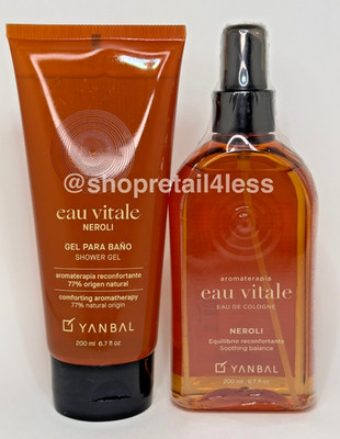 Yanbal Eau Vitale Neroli Colonia Unisex + Gel de Baño/ Aromatherapy Gift Set