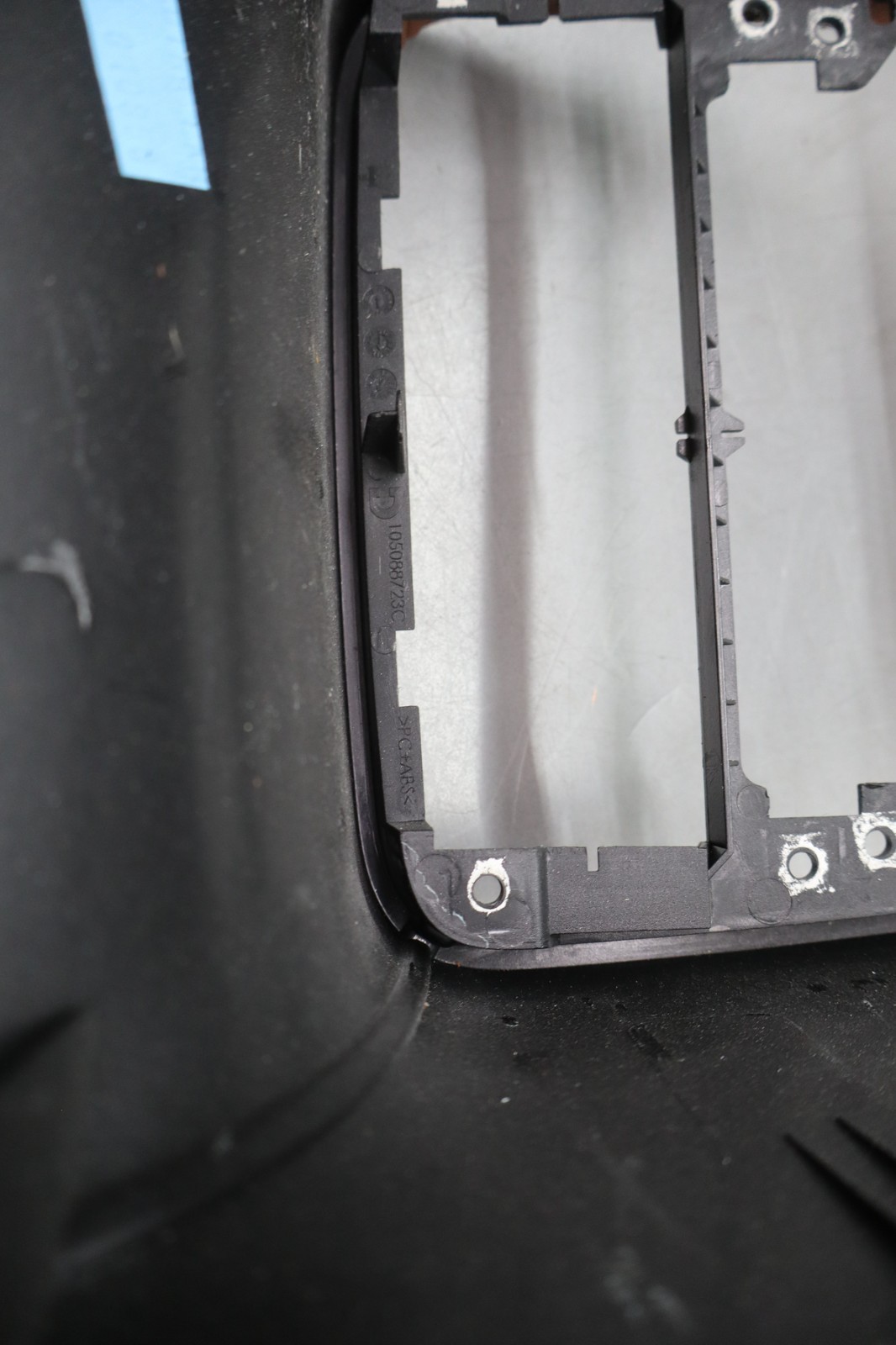 14-17 Maserati Quattroporte Rear Center Console Armrest Back Panel Brown Oem