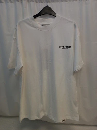 ❤️ Represent Owners Club Back Logo White Oversized Tshirt Size Small BNWT