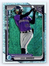 2024 Bowman Chrome #BCP-200 Eriel Dihigo Prospects Mojo Refractors