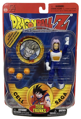 Dragon Ball Z Cell Saga Teen Trunks 2001 Action Figure NEW Irwin Toys Dragonball