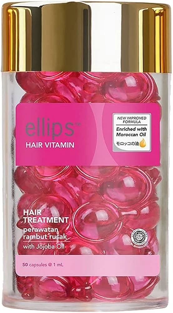 Ellips Hair Vitamin 50 Capsules x 1ml Growth Support Oil Conditioner