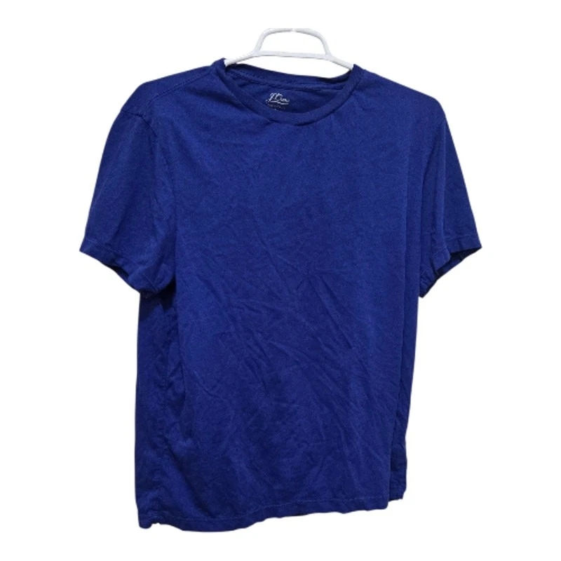 T-shirt col V bleu tempête - Haute qualité