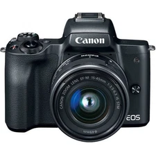 Canon EOS M50 Mirrorless Digital Camera - Black (Video Creator Kit with 15-45mm