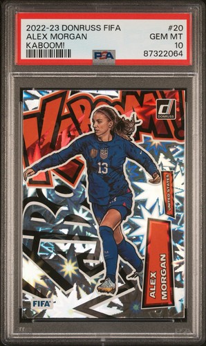 Alex Morgan #20 2022 Panini Donruss Kaboom card