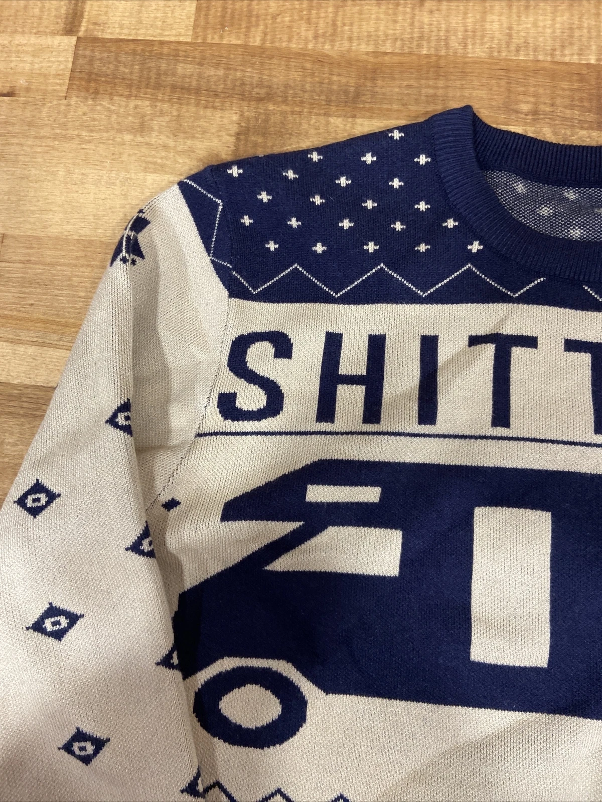 Shitters Full National Lampoons Christmas Ugly Sweater