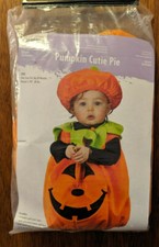 Pumpkin Cutie Pie Costume Baby, One Size Fits up to 24 Months