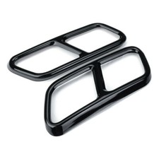 Exhaust Muffler Pipe Tips Cover For Mercedes Benz S Class W222 A217 C217 Black