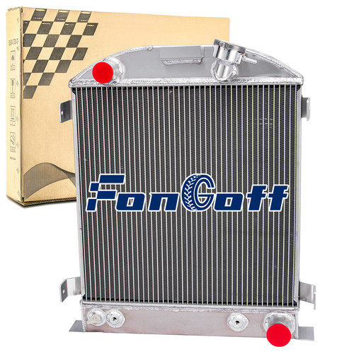 CC1009 3 Row Aluminum Radiator For 1930-1938 1936 Ford Model A / Chevy ...