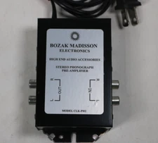 NEW BOZAK Turntable Phono Preamp Pre Amp Record Player Vinyl LP Album Amplifier