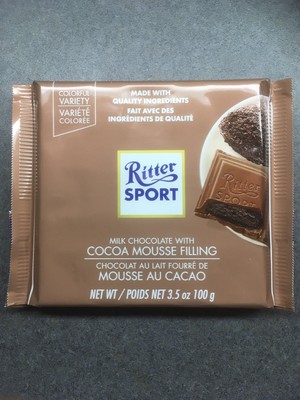 Ritter Sport Milk chocolate with cocoa Mousse (050255294006)