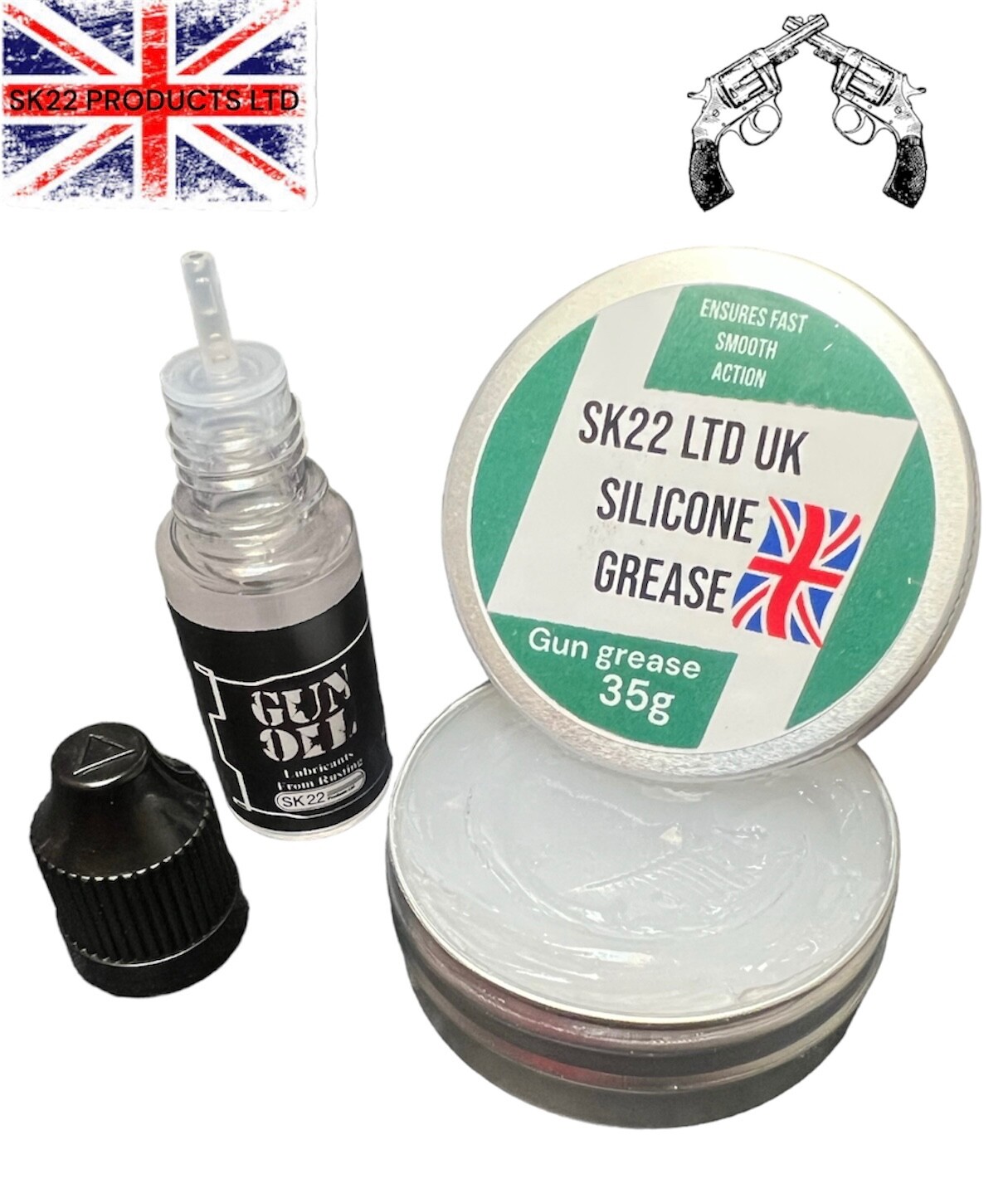 Gun & Rifle Oil Pistol Lubricant. Each Bottle Comes With Free 35g