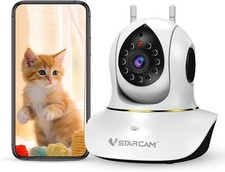 VSTARCAM Pet Camera for Cats, Interactive Dog  Cat Toy Camera with 3MP IR Night