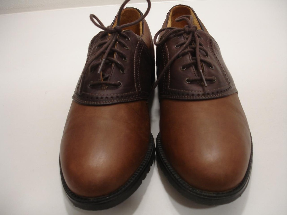 Size 7.5 Nike Golf Mens Waverly Last Cleats Lace Up Brown White Oxford Style Men main image 2