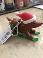 Bath Body Works Christmas Skiing Dog Sled Pocketbac Holder