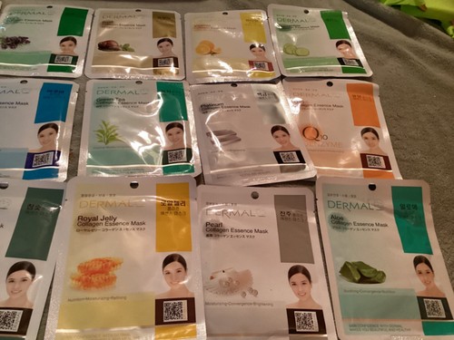 dermal combo 16 pack men & women essence masks pack Korean herb new various kind - Picture 8 of 8