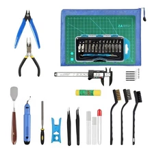 45-Piece 3D Printer Tools Set for Print Removal Finishing & Cleaning with Knife 